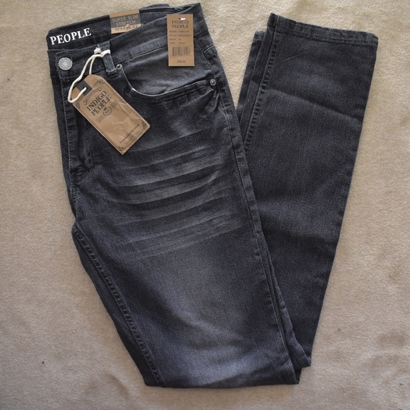 Indigo People Brand Slim Fit Jean's Size: 34x32 - Picture 4 of 5
